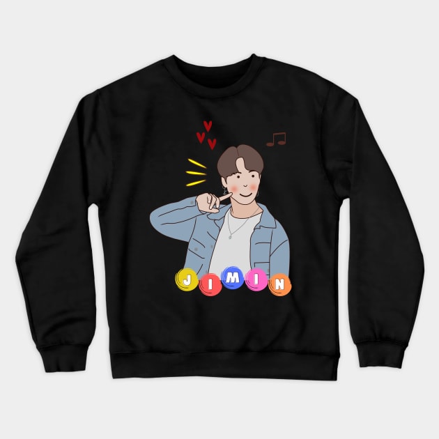 BTS Jimin Crewneck Sweatshirt by TweeBee